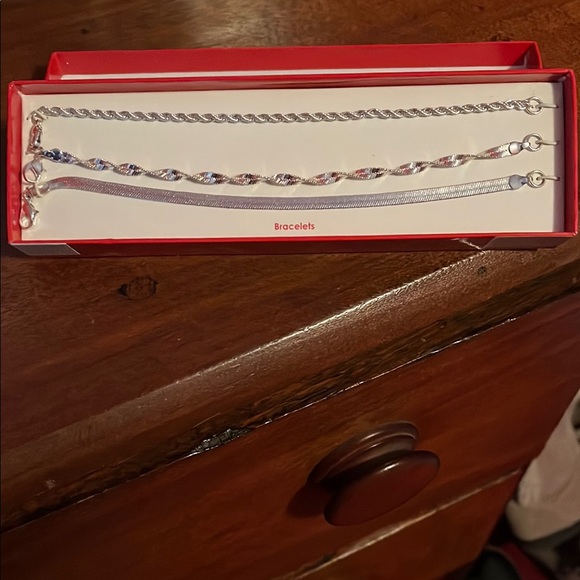 Silver plated Bracelet Set - Picture 1 of 1